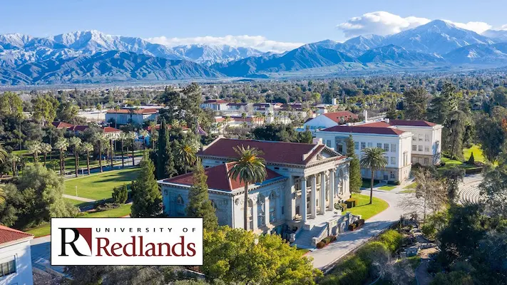 University of Redlands campus near Dynasty Suites Redlands